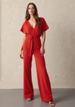 ABIGAIL Mono Rojo Relax Fit Manga Larga