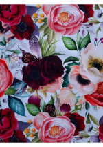 SABA Bañador de una pieza con estampado de rosas salvajes