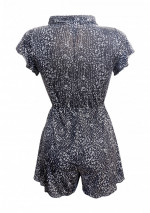 FORZA playsuit with mini black dots