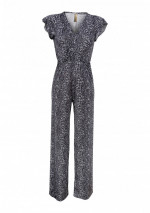 NACAR Combinaison stretch en lycra léger à mini pois noirs