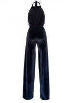 MABE Elegante luxueuze jumpsuit met iriserende pailletten van stretchstof