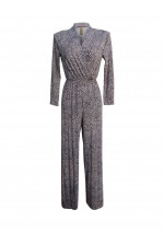 DORIS Leopard print cotton jumpsuit